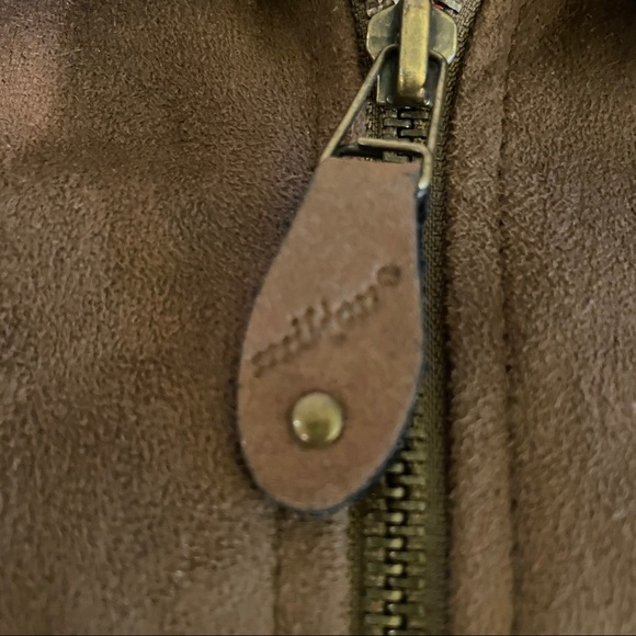 MILTON FUNWEAR Western Suede Vest Fringe Rodeo Longhorn embroidered Size Med - Picture 5 of 7